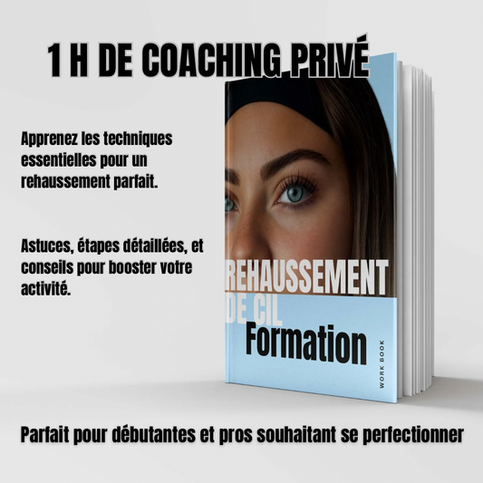 Formation en ligne Rehaussement de Cils + 1H de Coaching